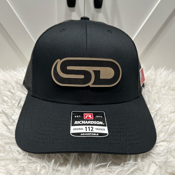 Laser engraved SDFC Richardson 112 trucker hat. - Picture 2 of 2